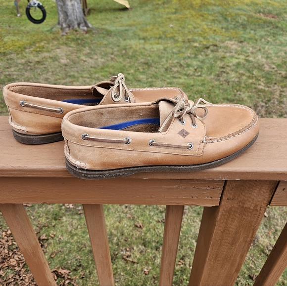 Sperry Men's Brown Leather Loafers Size 12 - Picture 7 of 8